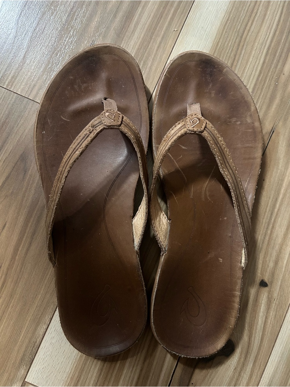 Olukai Leather Thong Sandals - Comfort Footbed Flip Flops